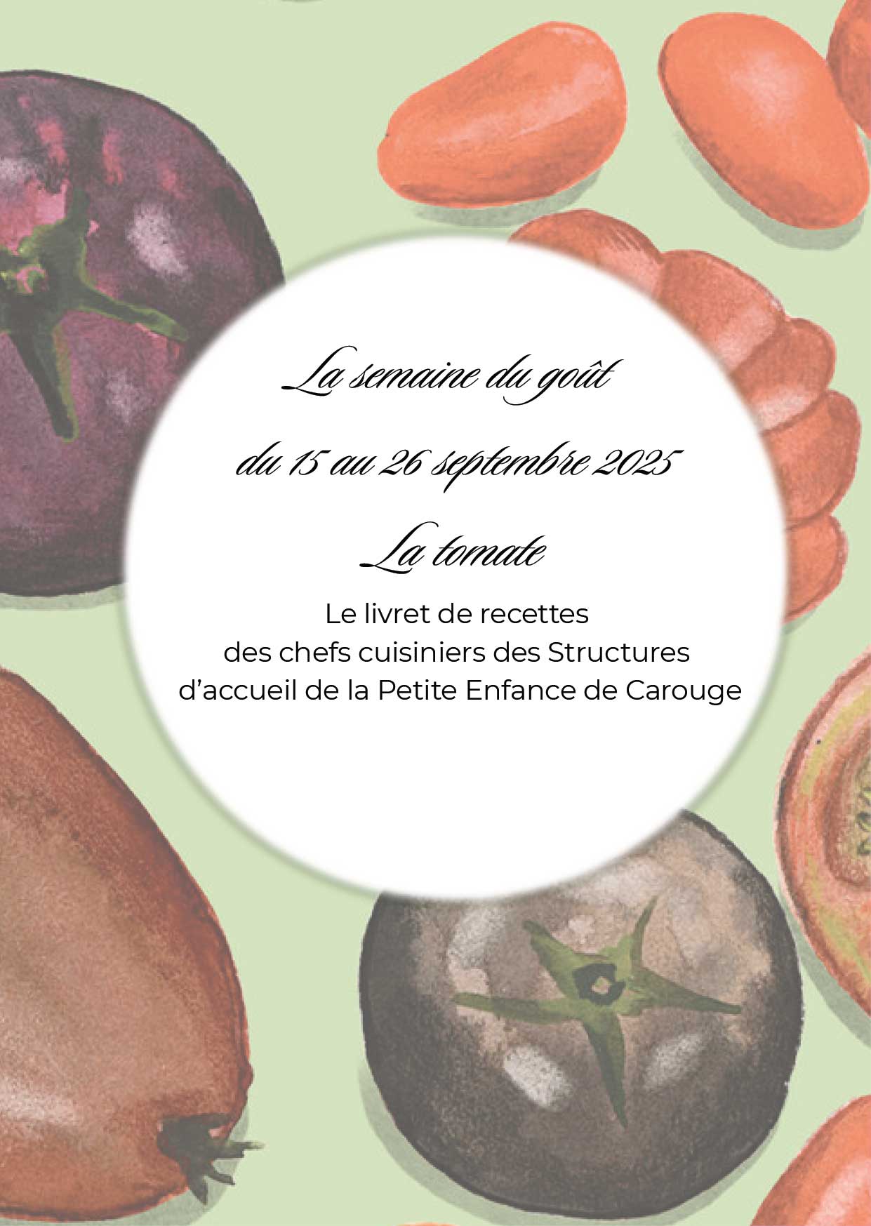 Livret de recette semaine du goût 